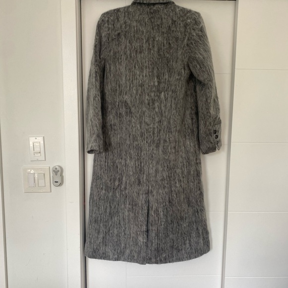 Grey Wool Blend Coat - Picture 4 of 4